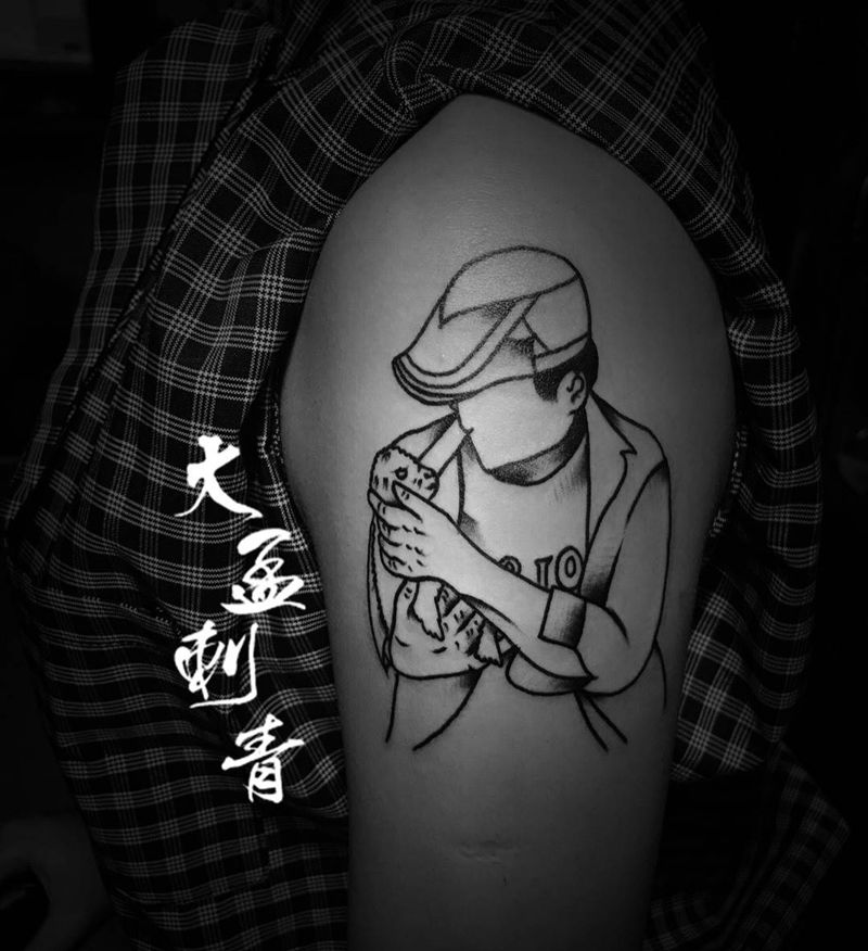 简约纹身图片_成品纹身图案