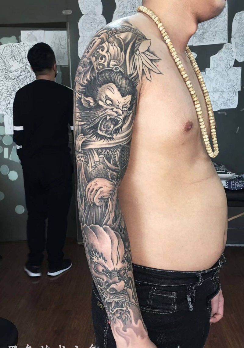 齐天大圣孙悟空纹身图片