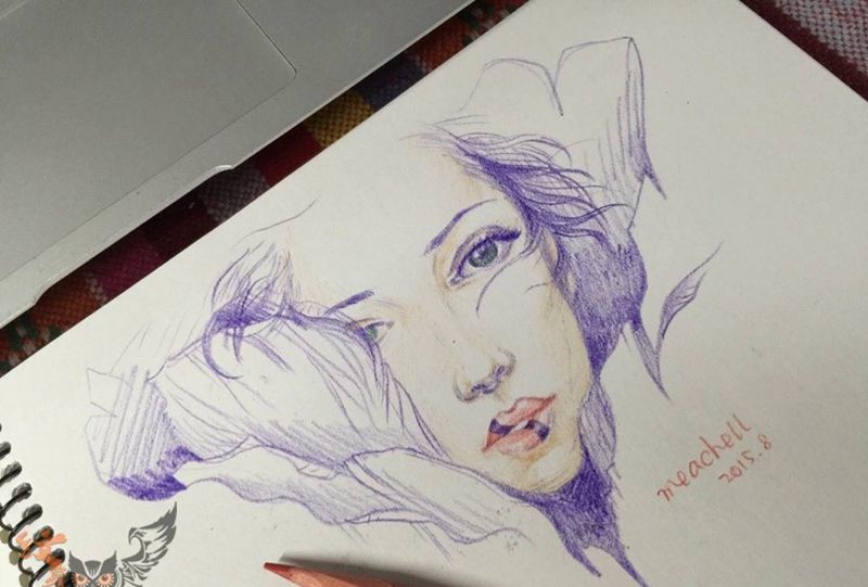 手稿纹身图片_手稿纹身图案