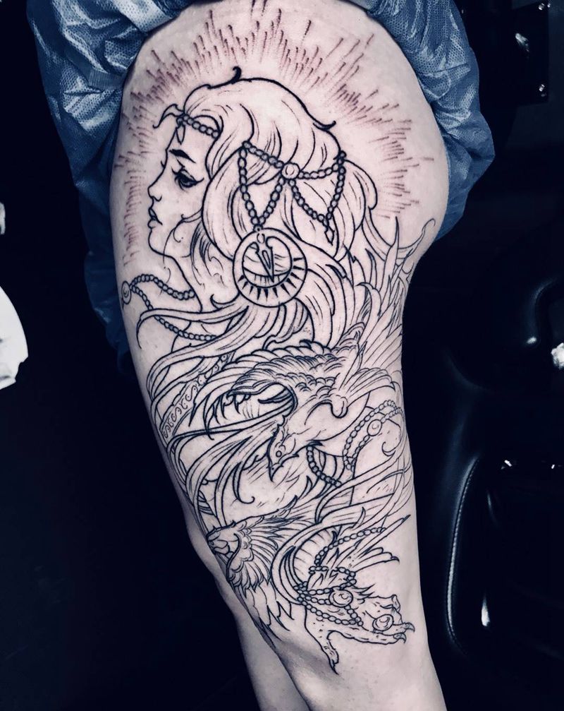 未完待续，纹身图片_成品纹身图案