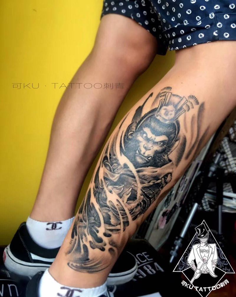悟空纹身图片