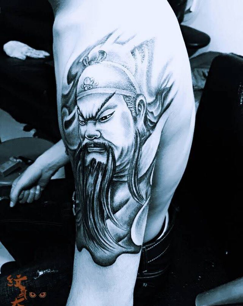 关公！！纹身图片