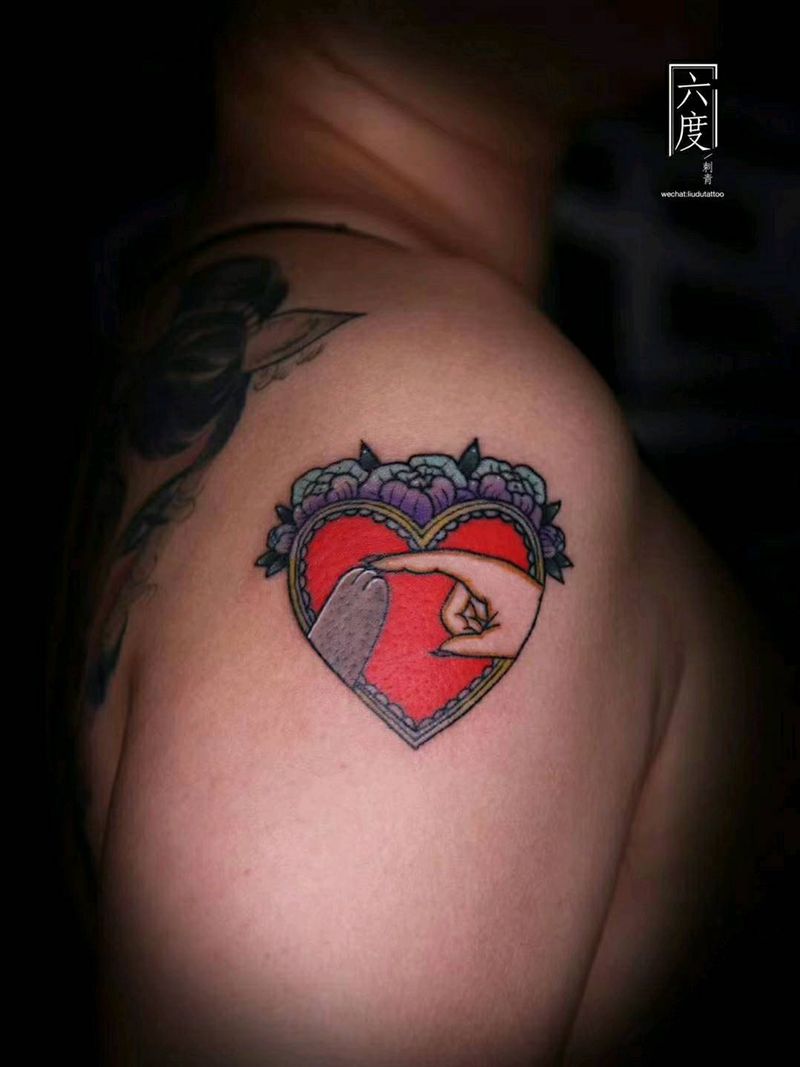 我和你纹身图片_手臂New School纹身图案