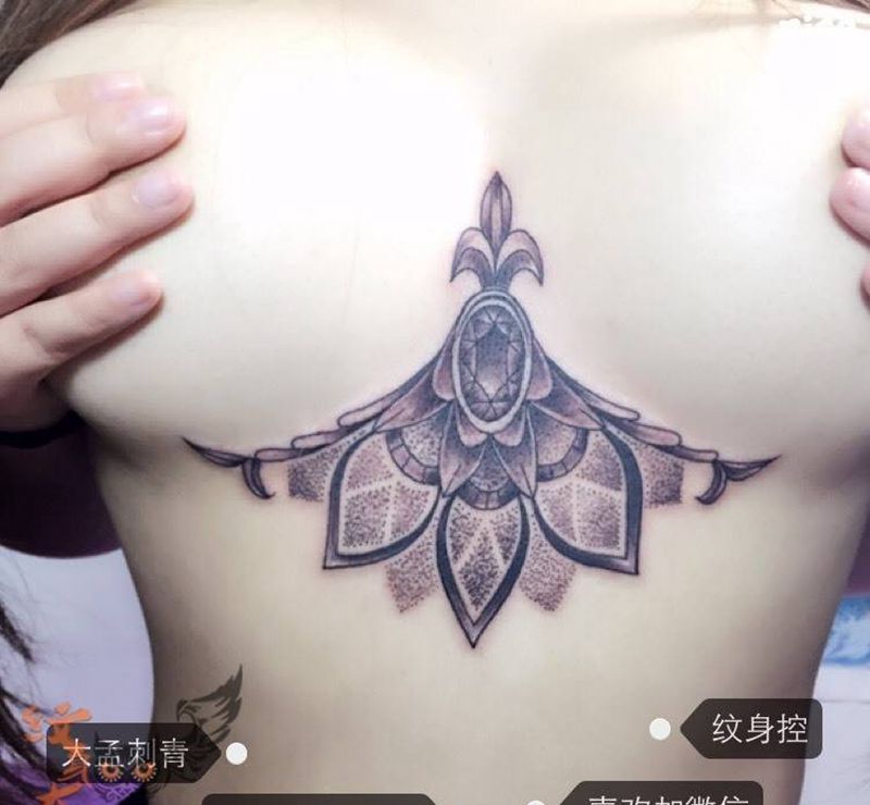 点刺，最性感的位置纹身图片