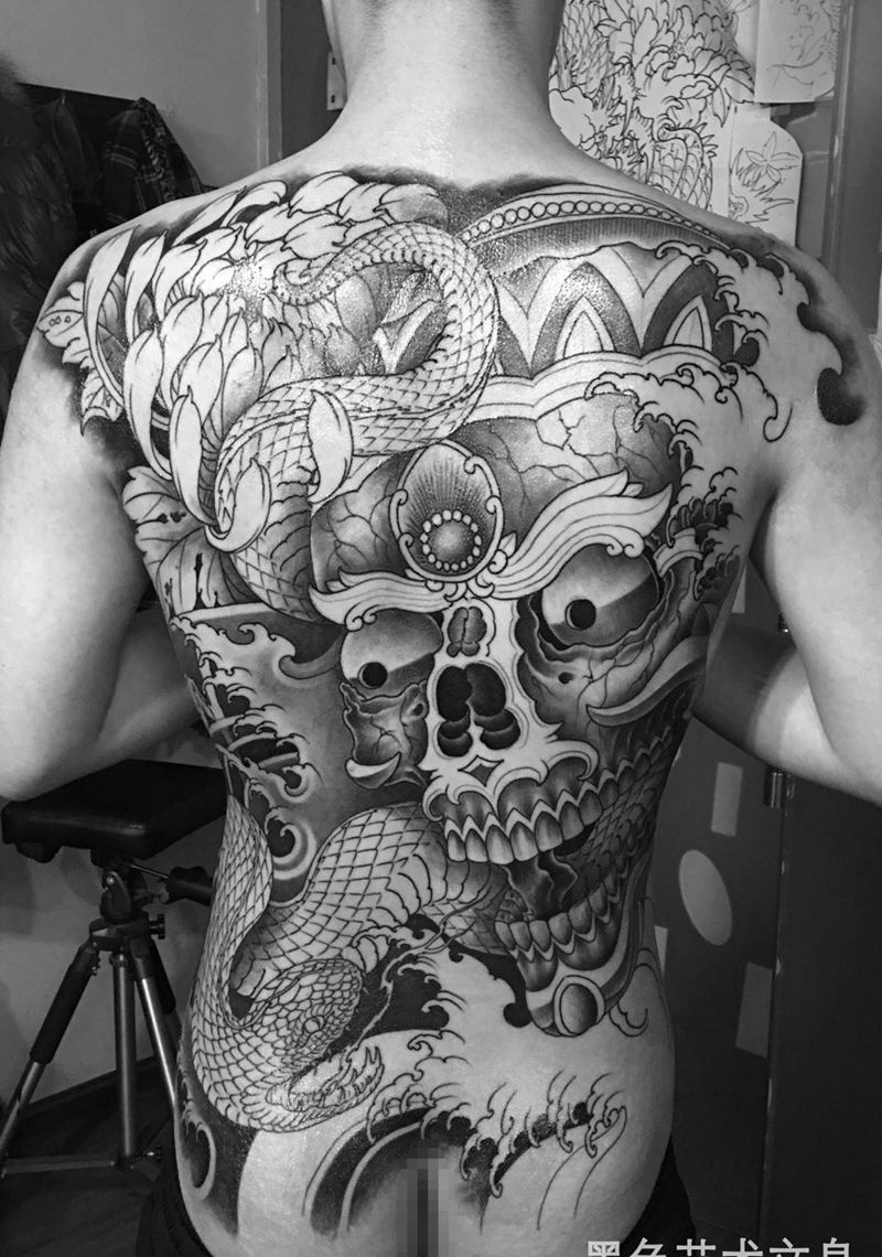 嘎巴拉纹身图片