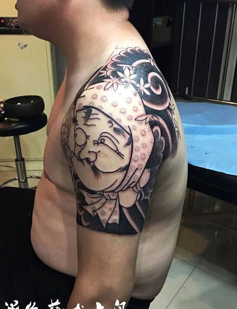 未完成纹身图片