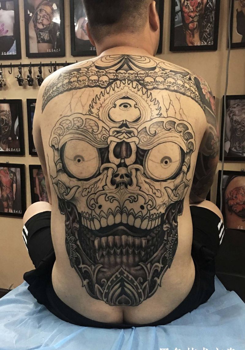 嘎巴拉纹身图片