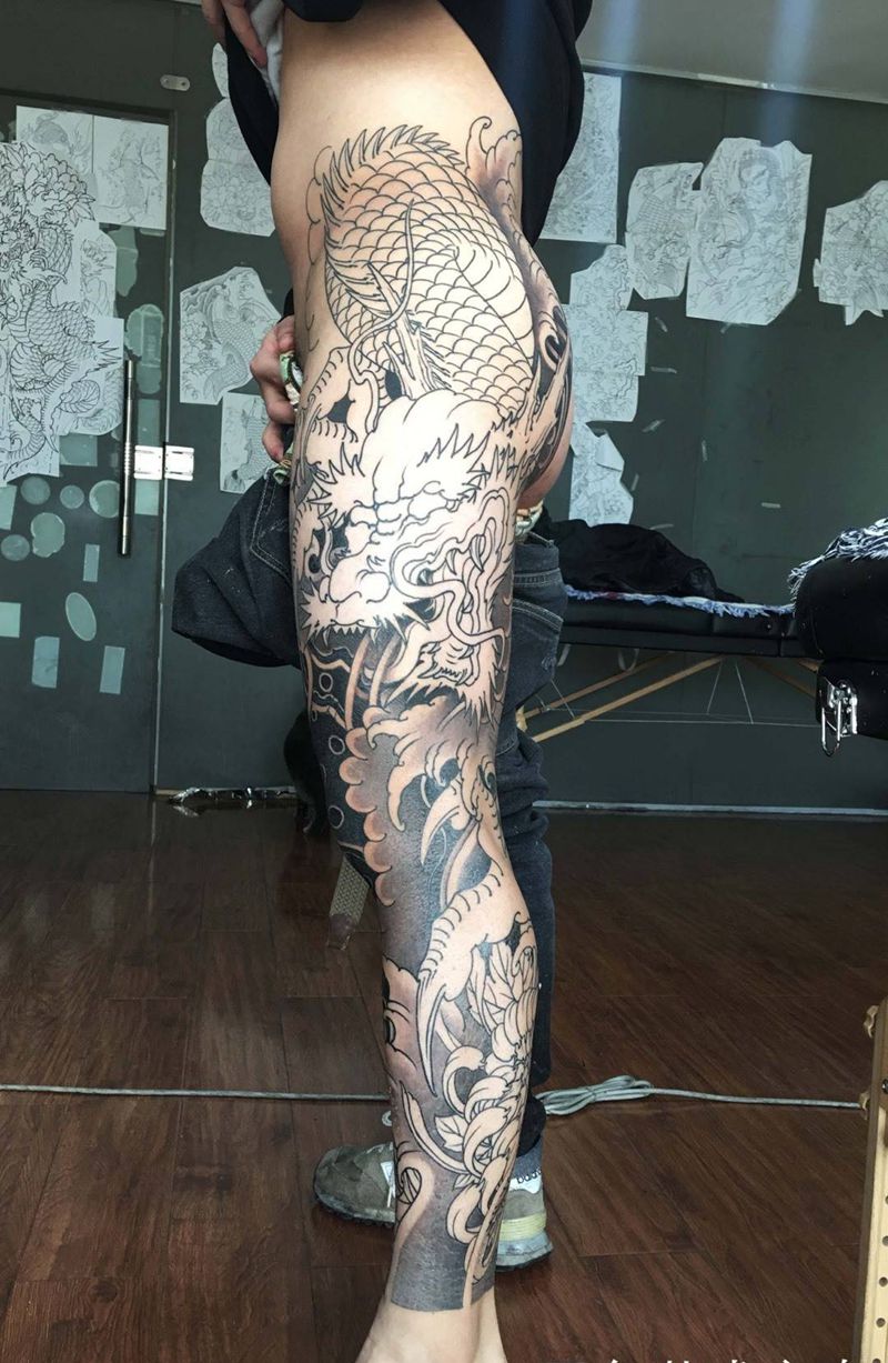 龙纹身图片