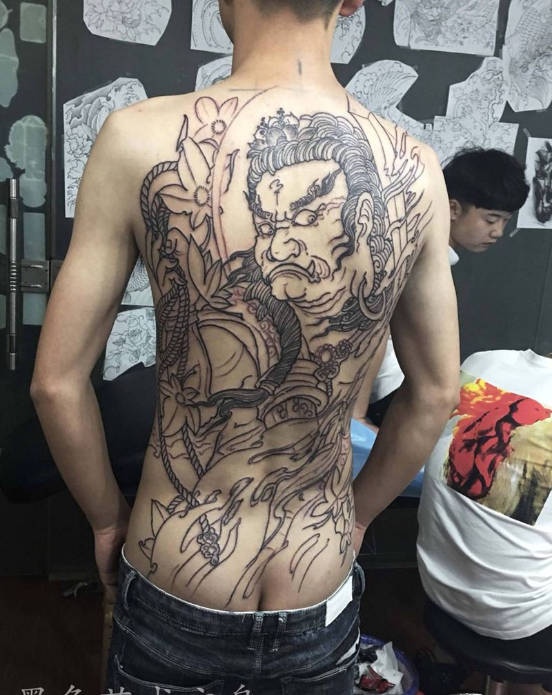 不动，纹身图片