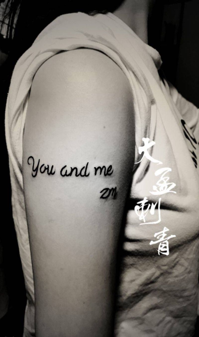 情侣字母纹身图片
