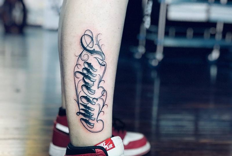 花体英文纹身图片_成品纹身图案