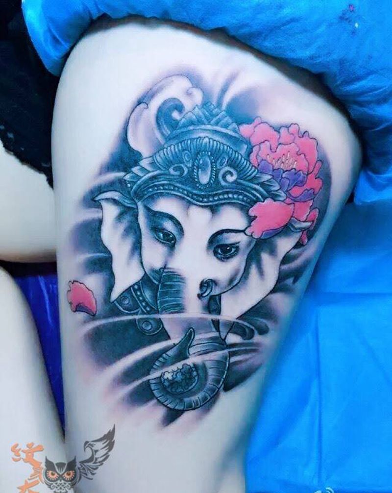 小象神纹身图片