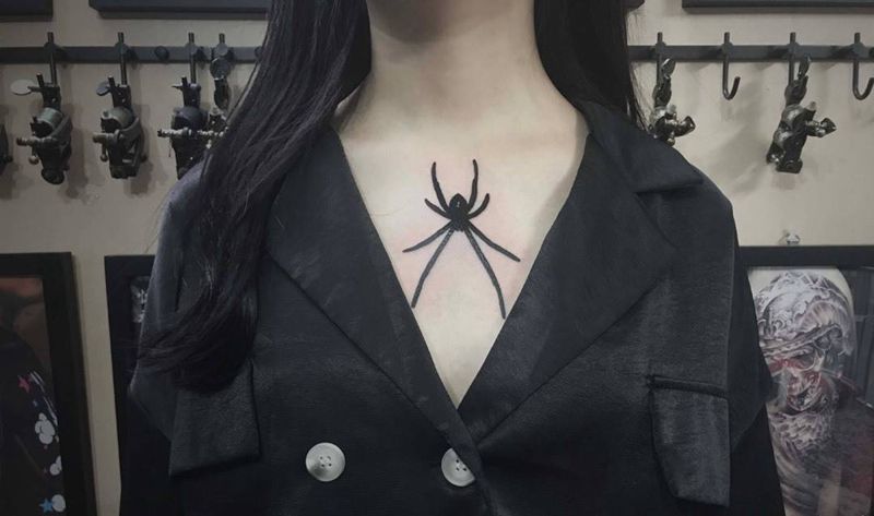 蜘蛛纹身图片
