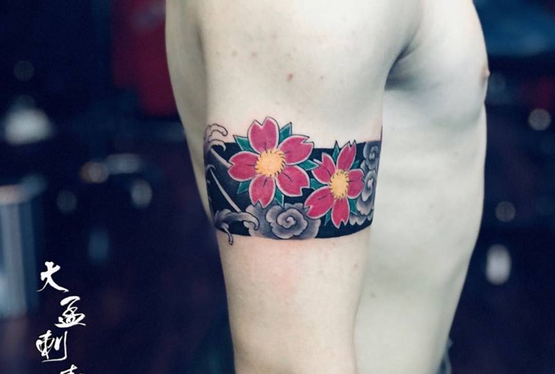 臂环纹身图片_成品纹身图案