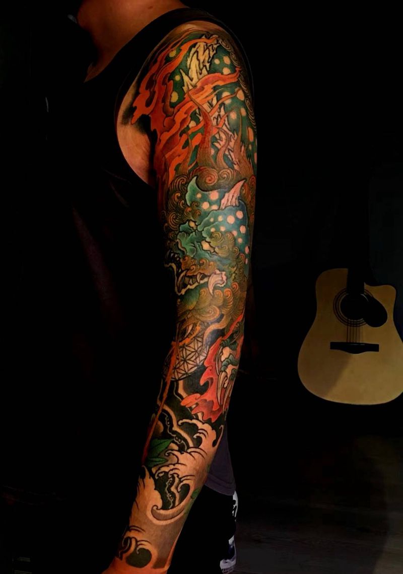 还有最后一次纹身图片_手臂纹身图案