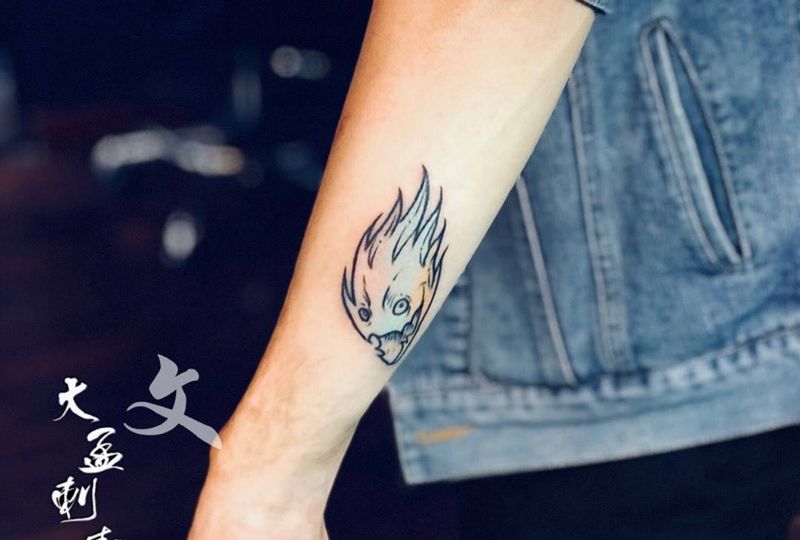 小龙人纹身图片_成品纹身图案