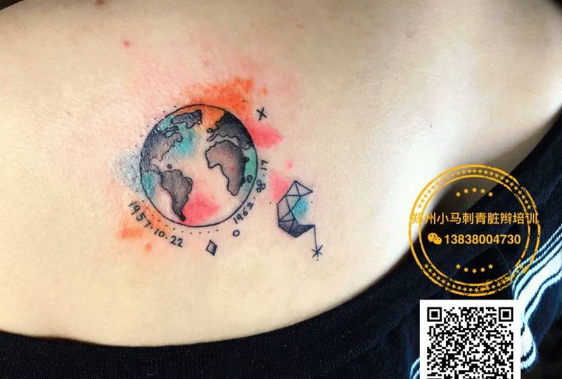 小清新纹身图片