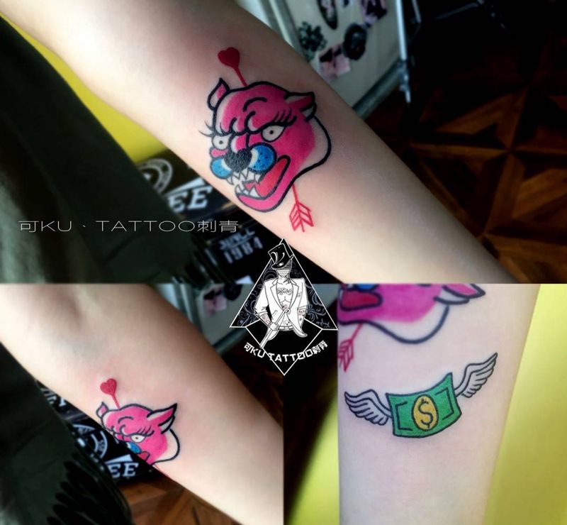 卡通纹身图片