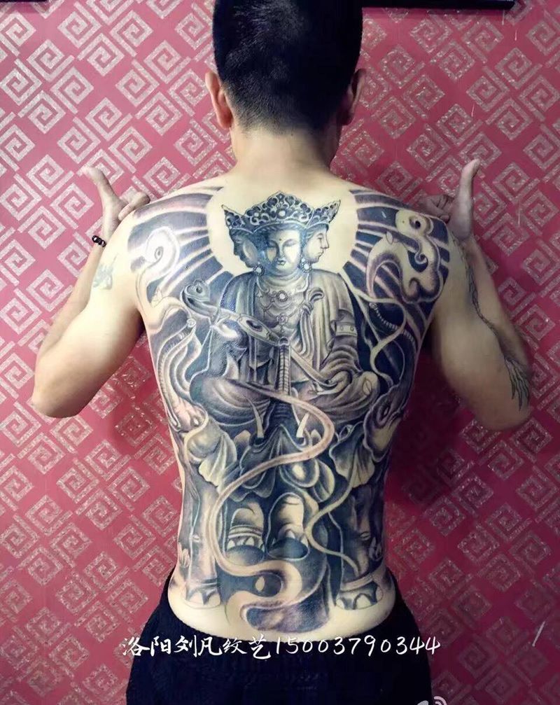 菩萨纹身图片