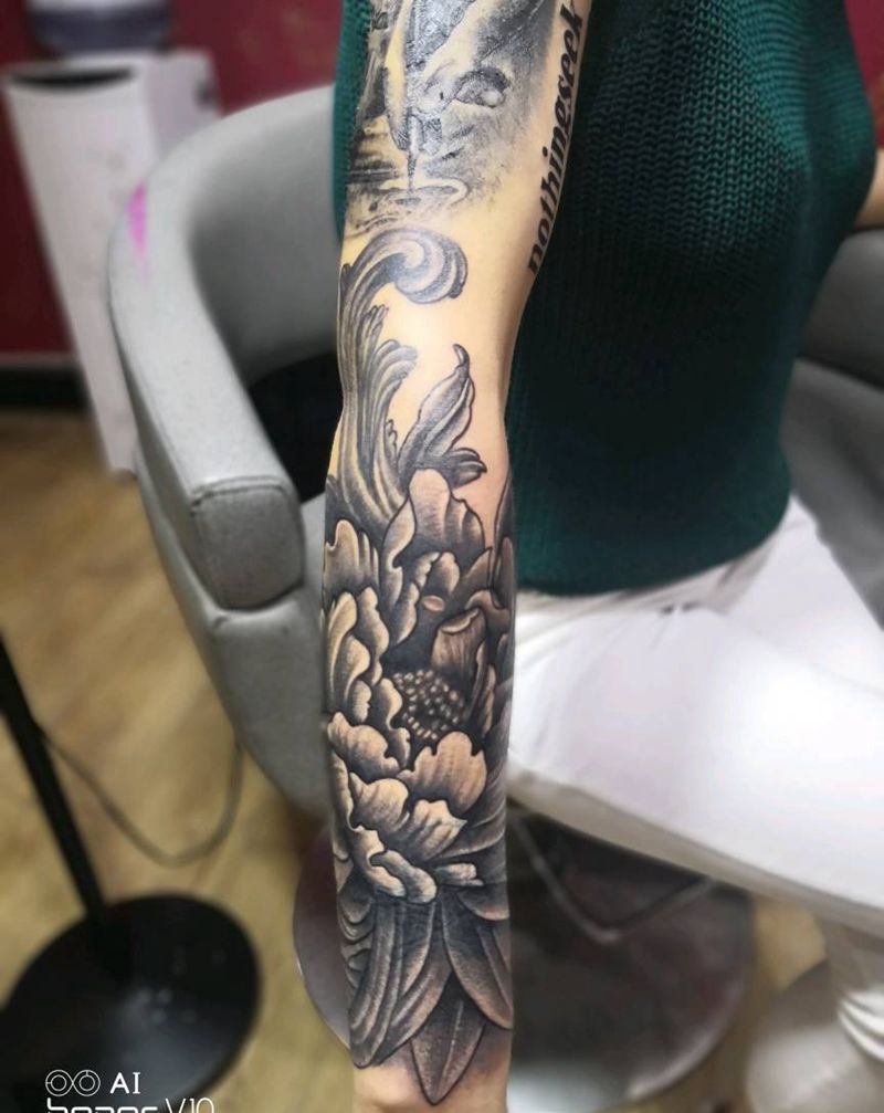 小臂遮盖纹身图片