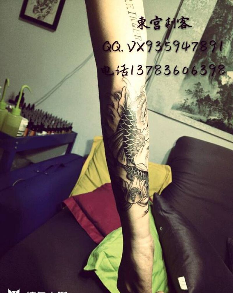 未完成。未提白！纹身图片