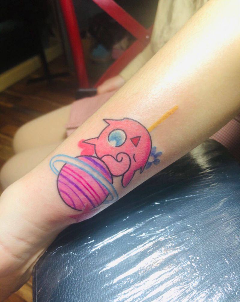 近日小做纹身图片_手臂肩部Old School图腾纹身图案