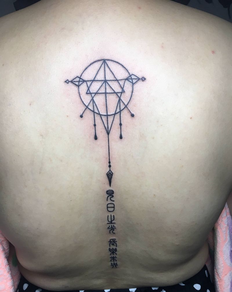 背部纹身图片_背部图腾纹身图案