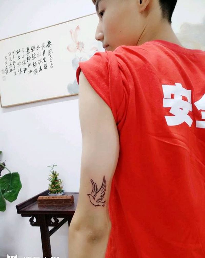 鸽子纹身图片