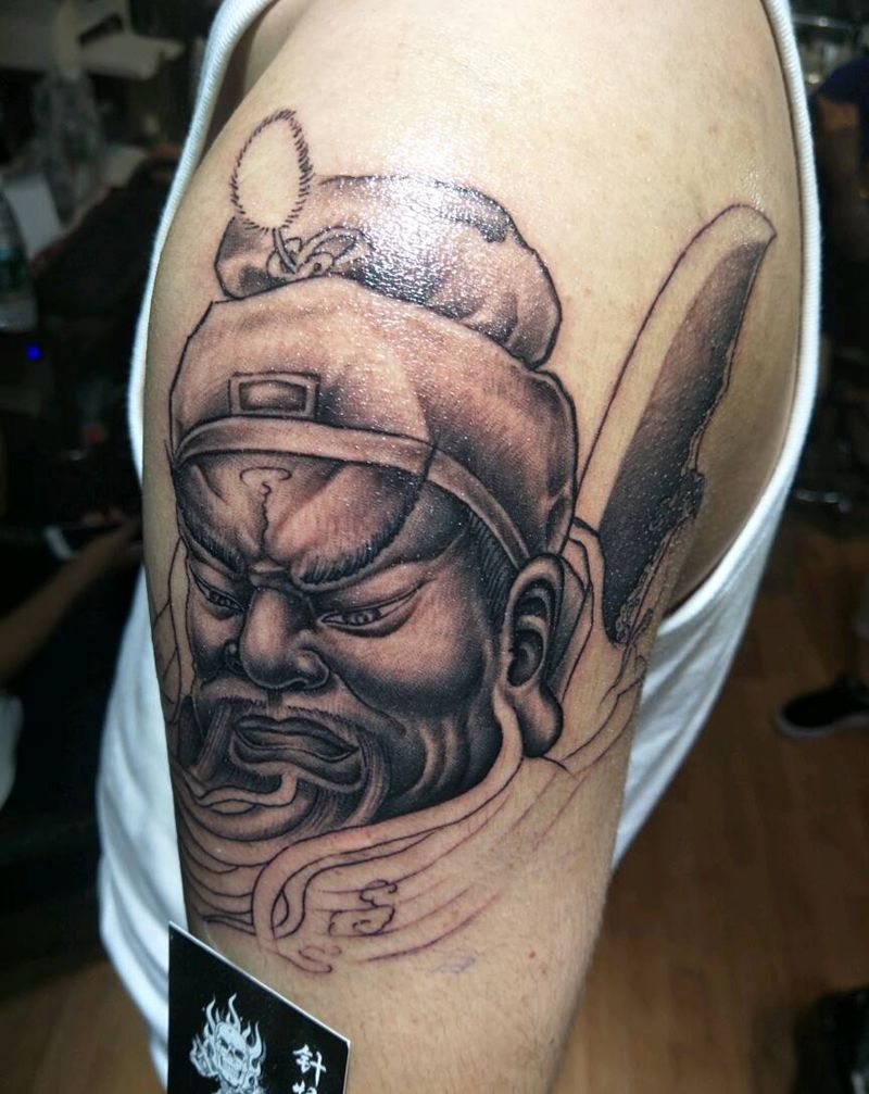 二爷未完纹身图片