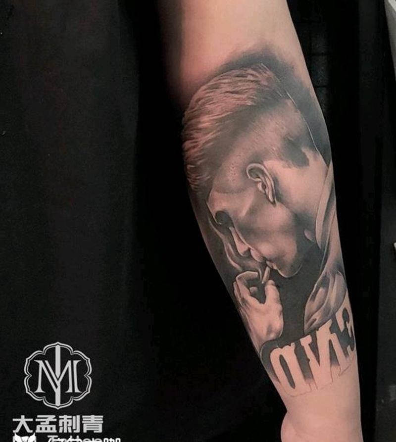 浴血黑帮纹身图片_欧美写实纹身图案