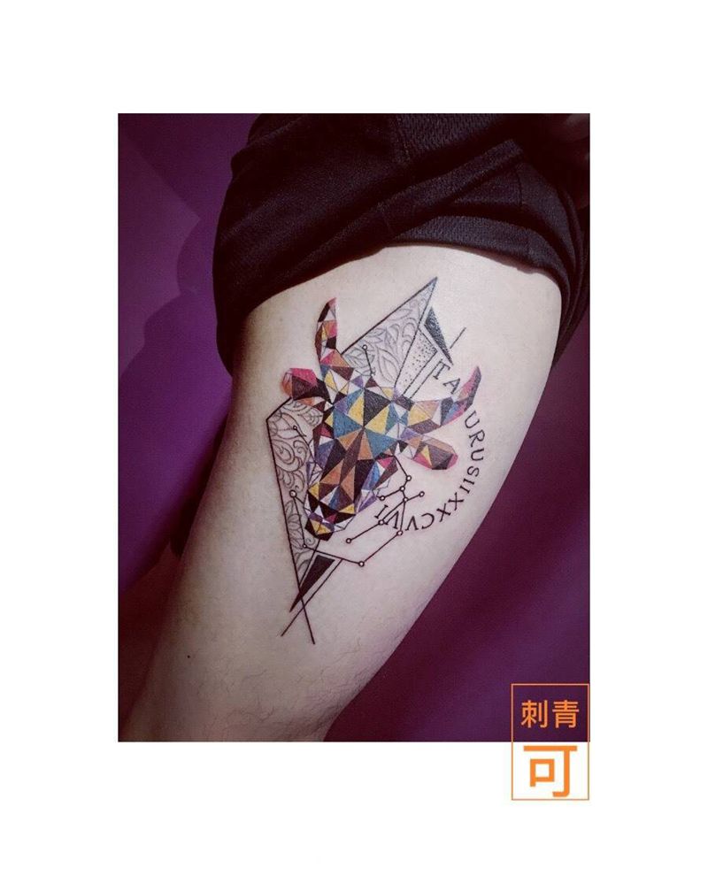 金牛座纹身图片