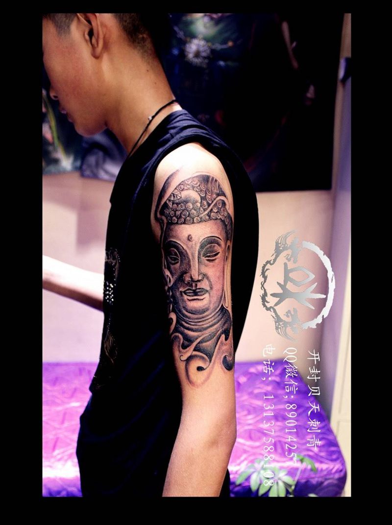 佛纹身图片