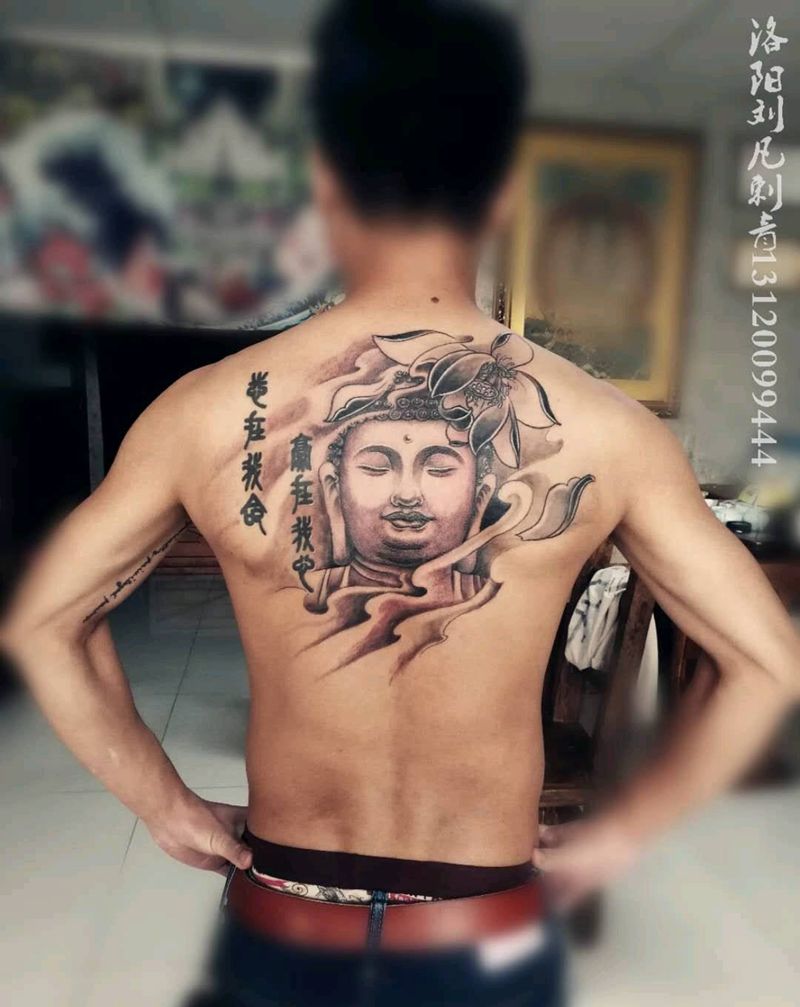 佛纹身图片