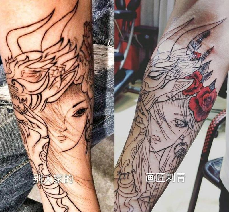 原创被盗图纹身图片