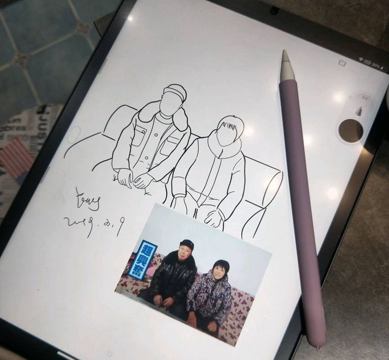 照片简笔画设计纹身图片_手臂简笔画照片原创纹身图案