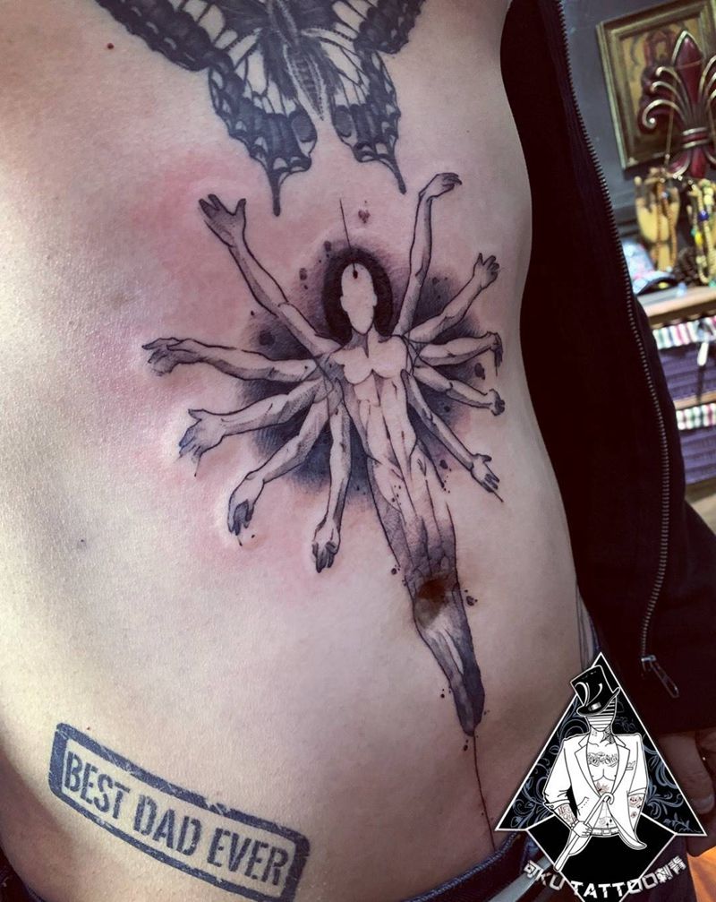 黄金比例纹身图片