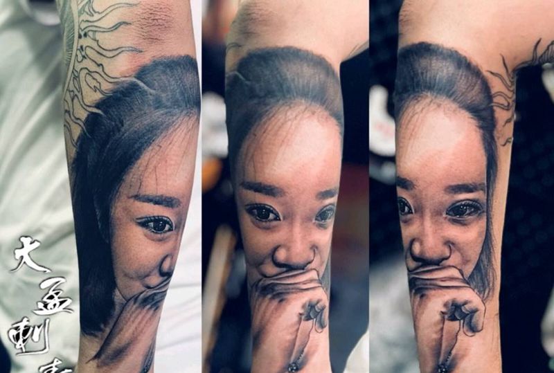 肖像作品,纹身图片