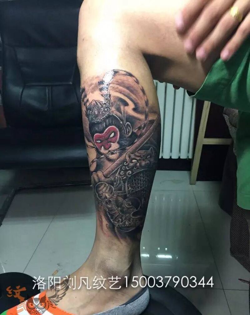悟空纹身图片