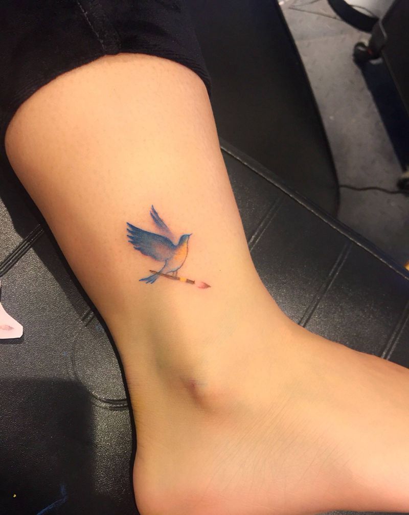 小鸟纹身图片