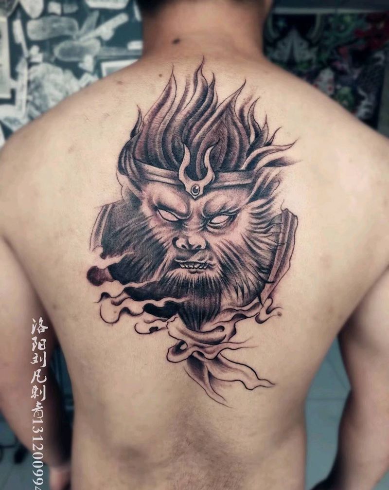 悟空纹身图片