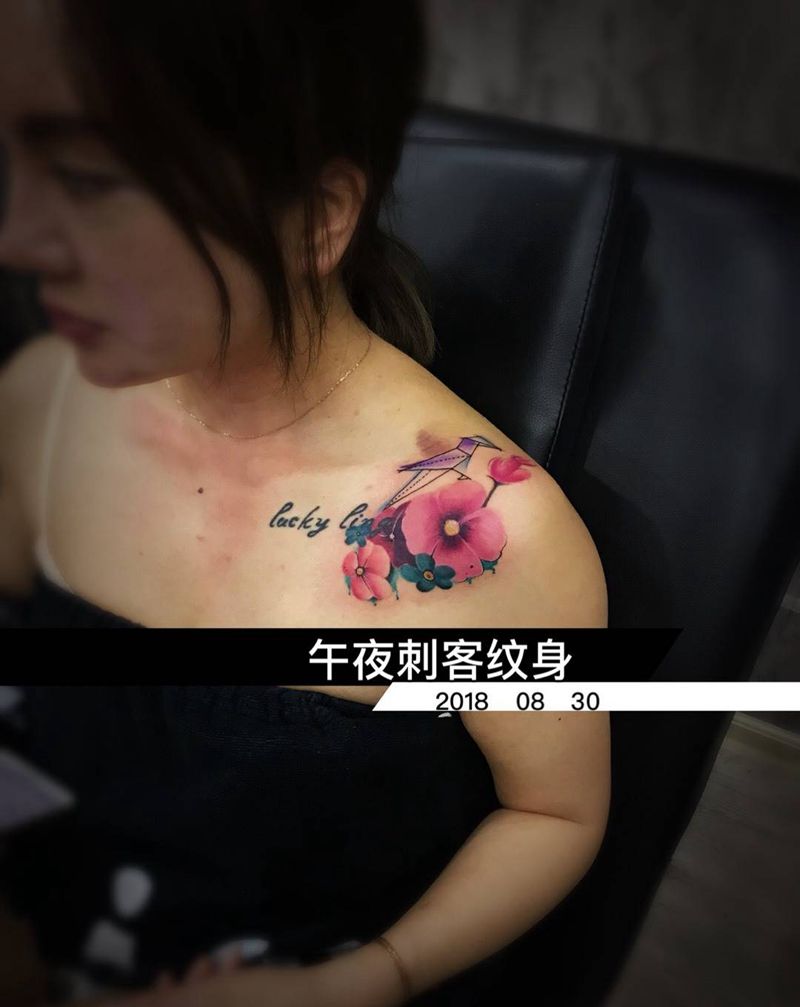 小小色彩纹身图片