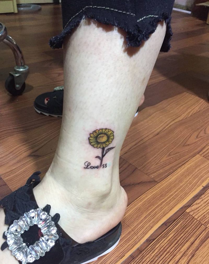 太阳花纹身图片