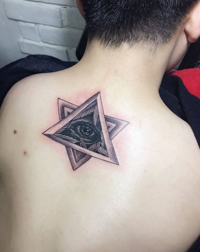 上帝之眼纹身图片