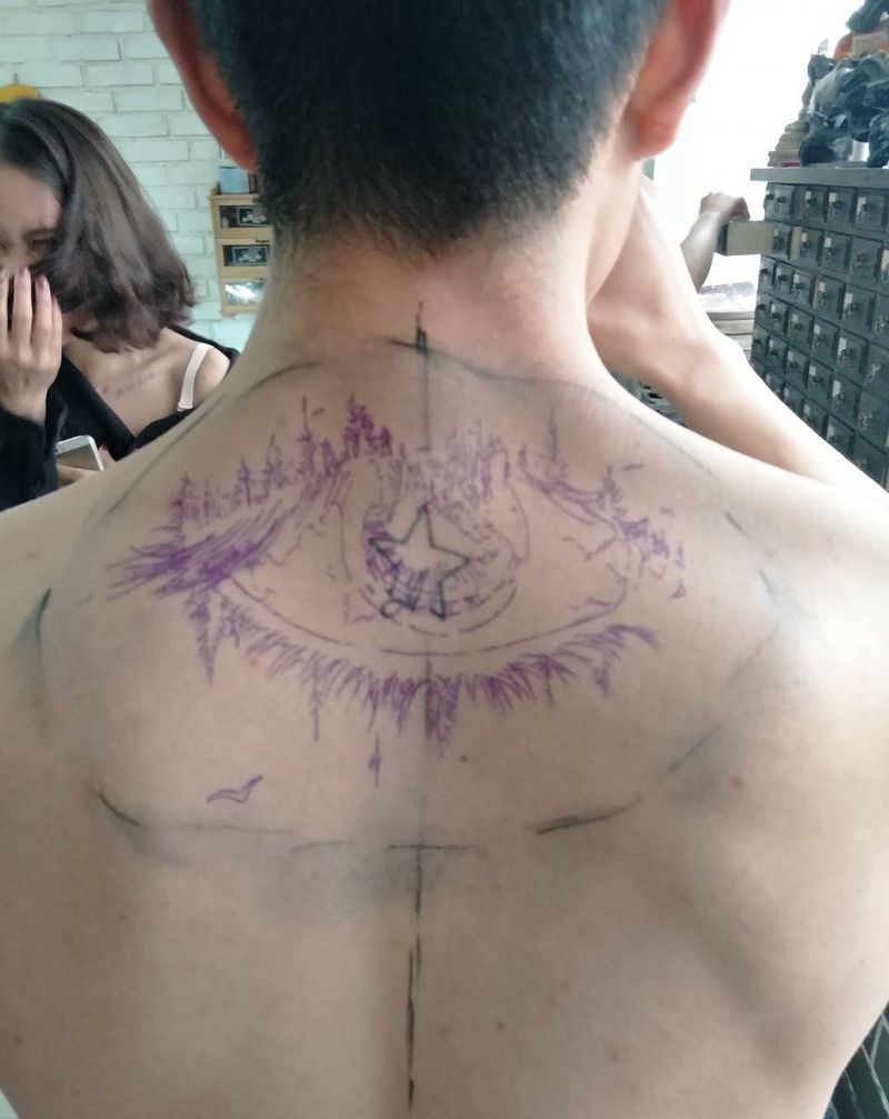 遮盖，路飞作品纹身图片