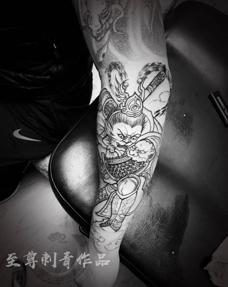 斗战圣佛纹身图片