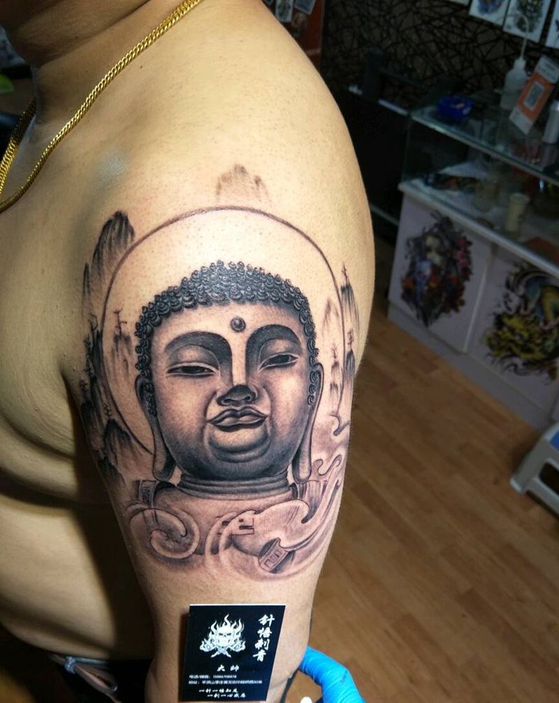 大日如来纹身图片