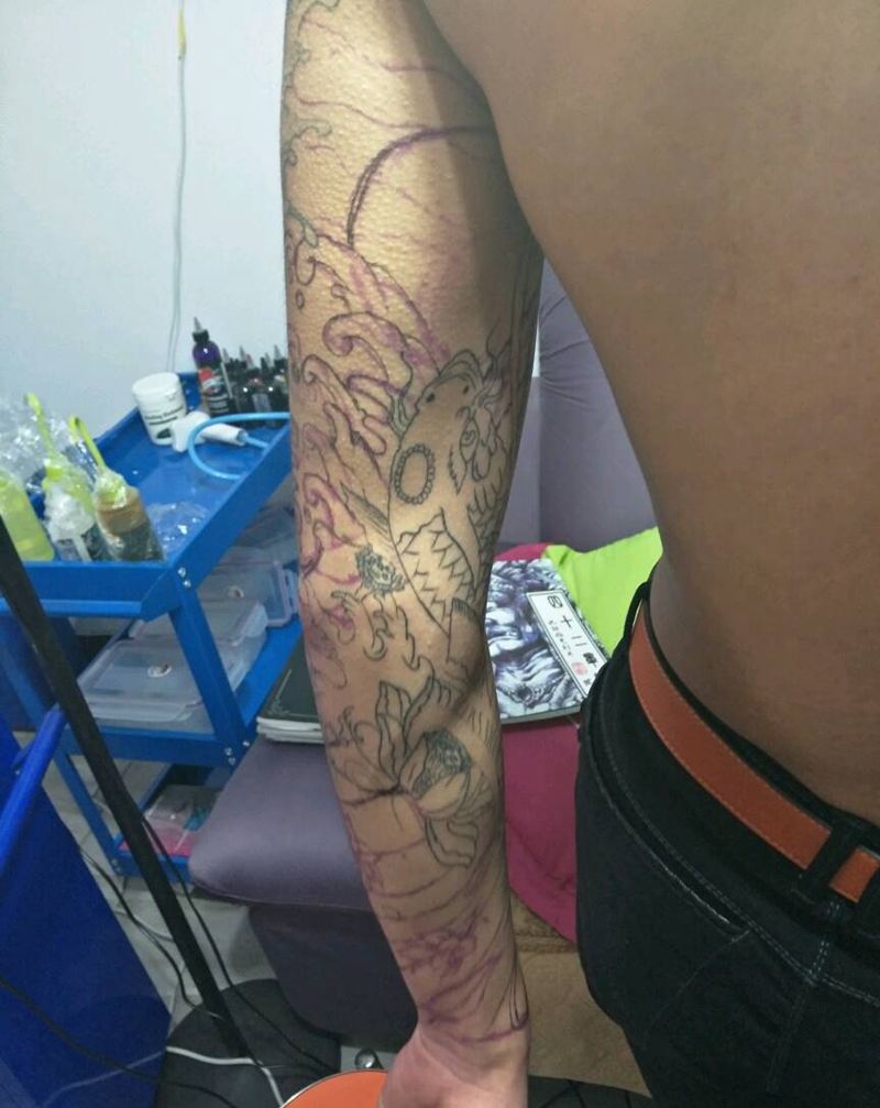 添加。。。上色。。修改。。。纹身图片