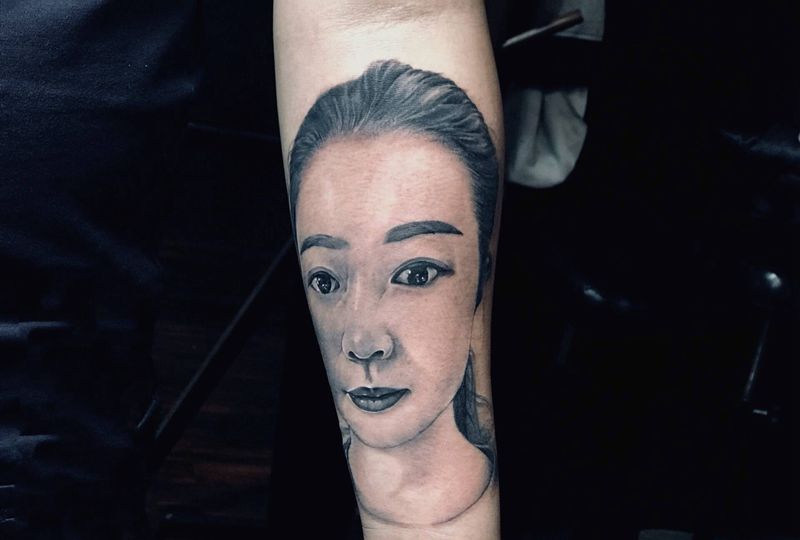 人物肖像纹身图片_欧美写实纹身图案