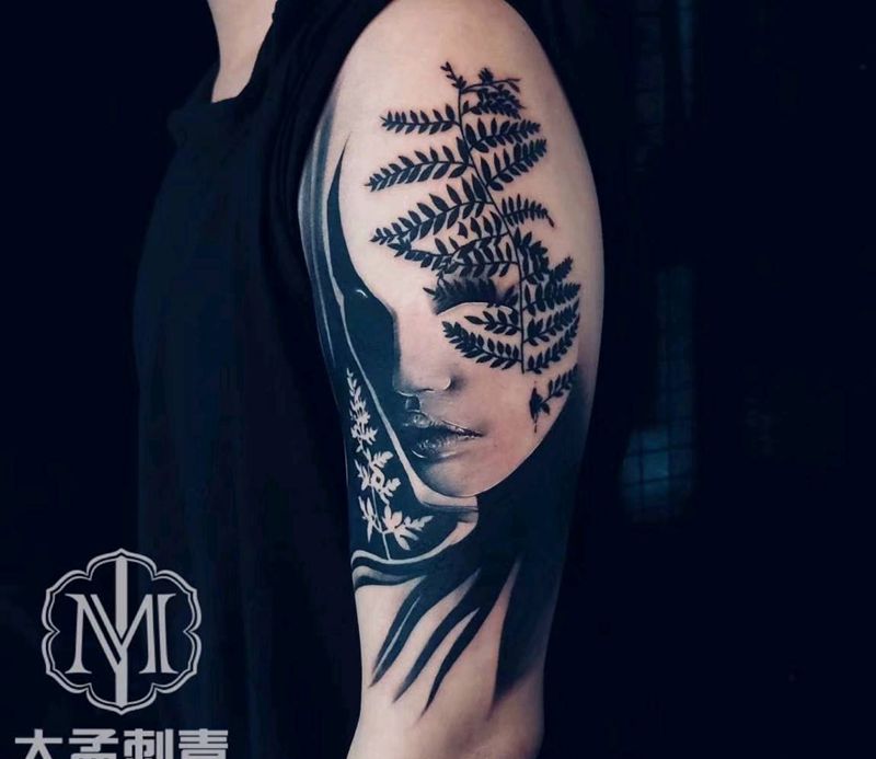 欧美抽象。纹身图片_欧美写实纹身图案