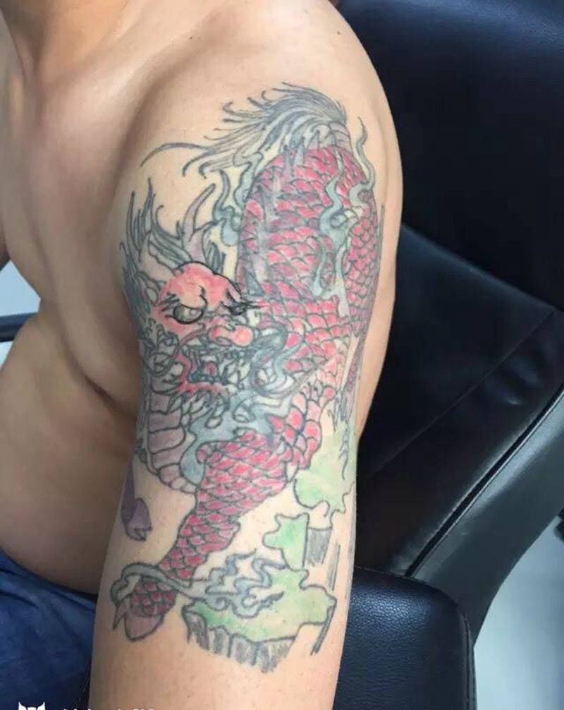 麒麟（修改）纹身图片